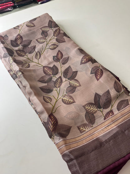 Printed Brosso Saree