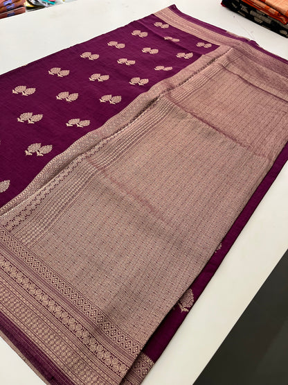 Linen Fancy Saree