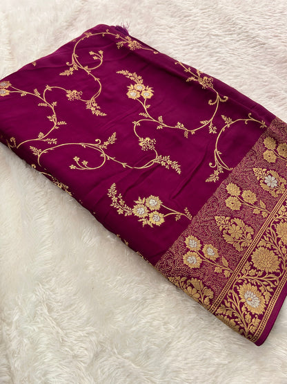 Pure Designer Satin Crape-M14