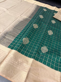 Semi Kanchi Silk Saree-JU31