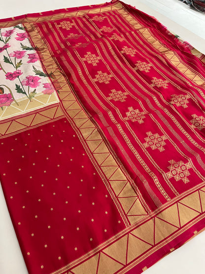 Ap18 printed crape silk