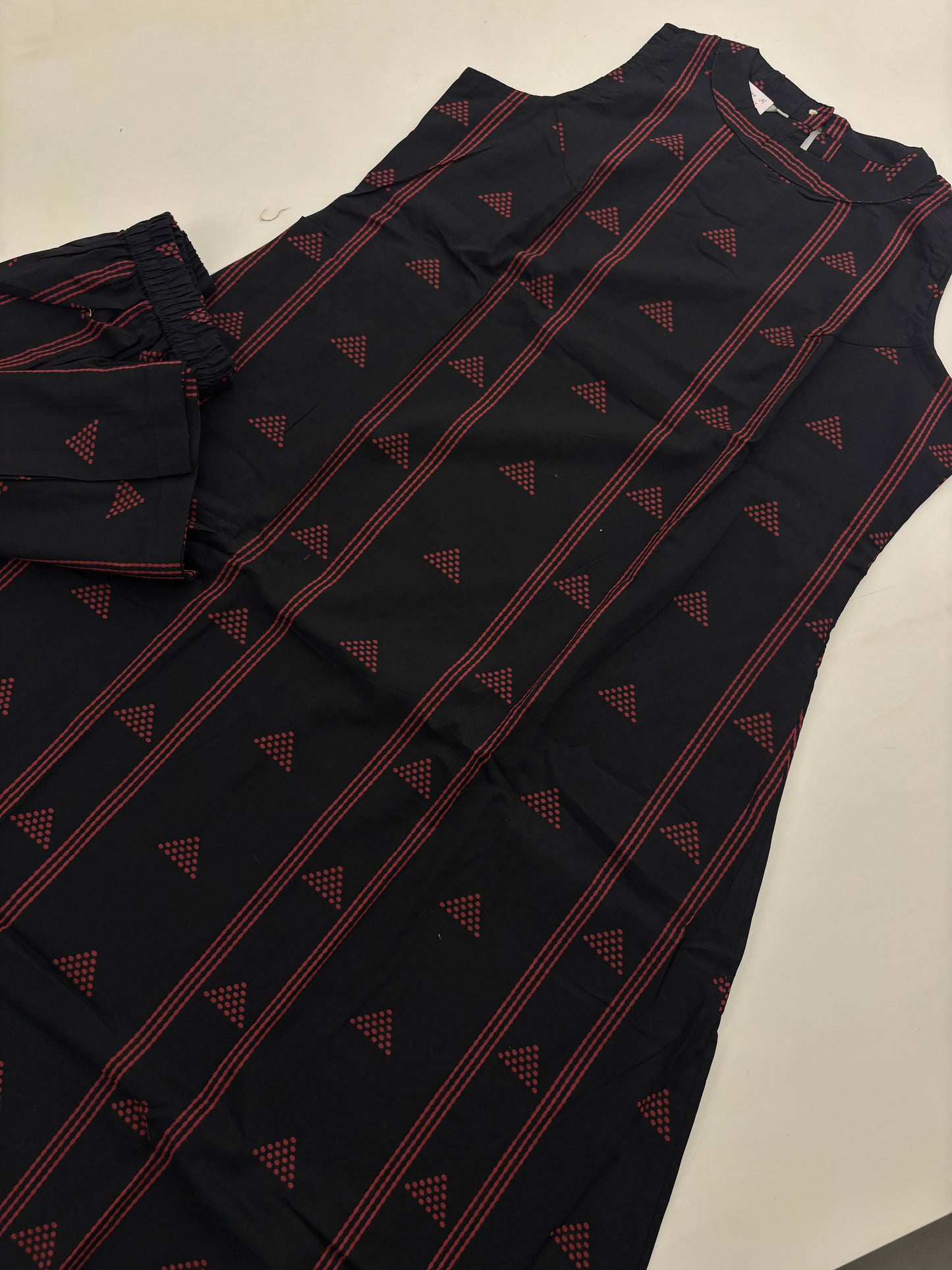 Black Cotton Co Ords Top & Bottom