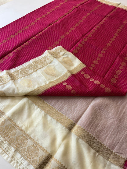 Banarasi crape fancy saree