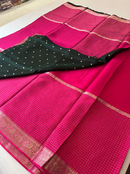 Banarasi Crape Checks