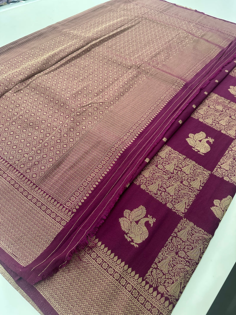 Banarsi Crape Silk-J29