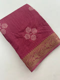 Tussar Chiffons Lines-J13