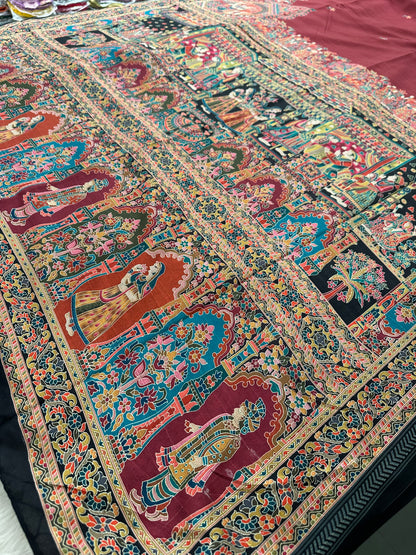 Kalamkari Tussar Fancy-M10