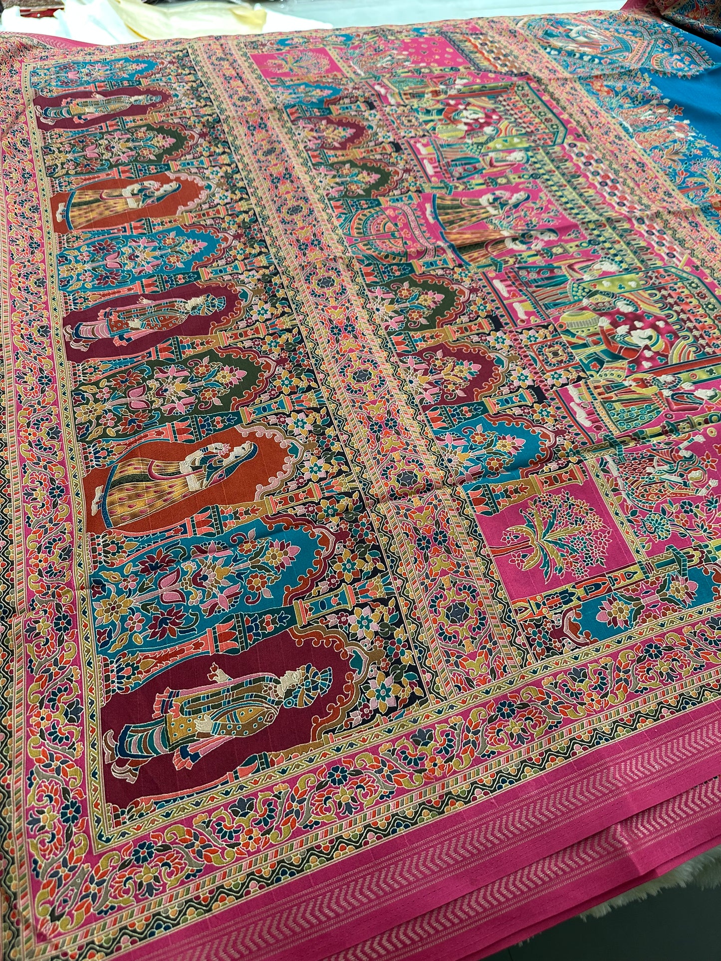 Kalamkari Tussar Fancy-M10