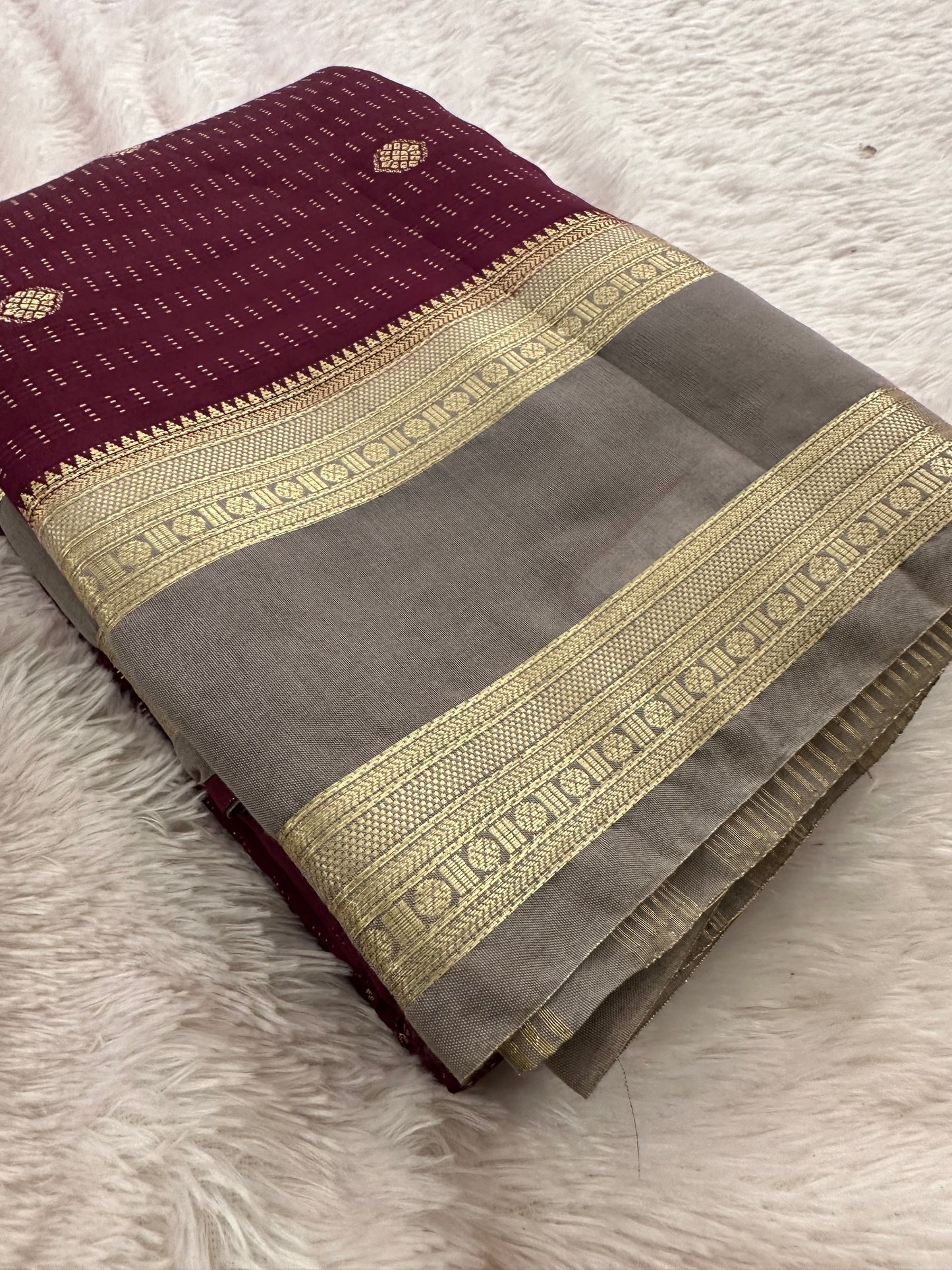 Soft Cotton Fancy Saree-M25