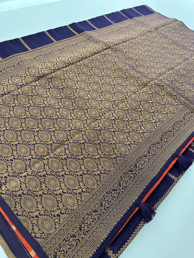 South Cotton Fancy Saree-JU28