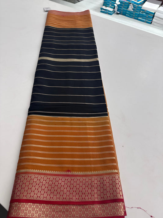 179 SEMI MYSORE SILK BEAUTIFUL MATCHING