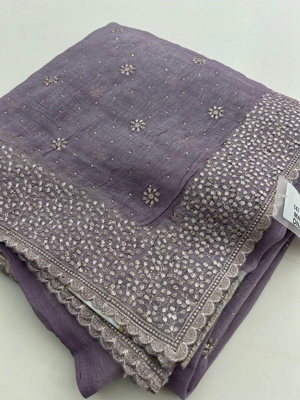 Organza Work Saree-M30