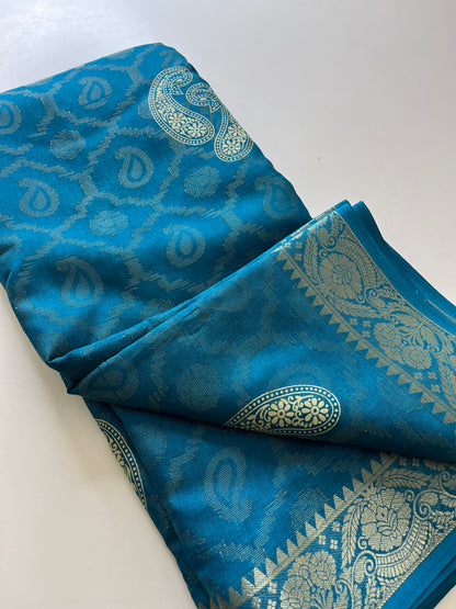 Tussar fancy saree