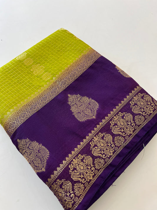Banarasi crape fancy saree