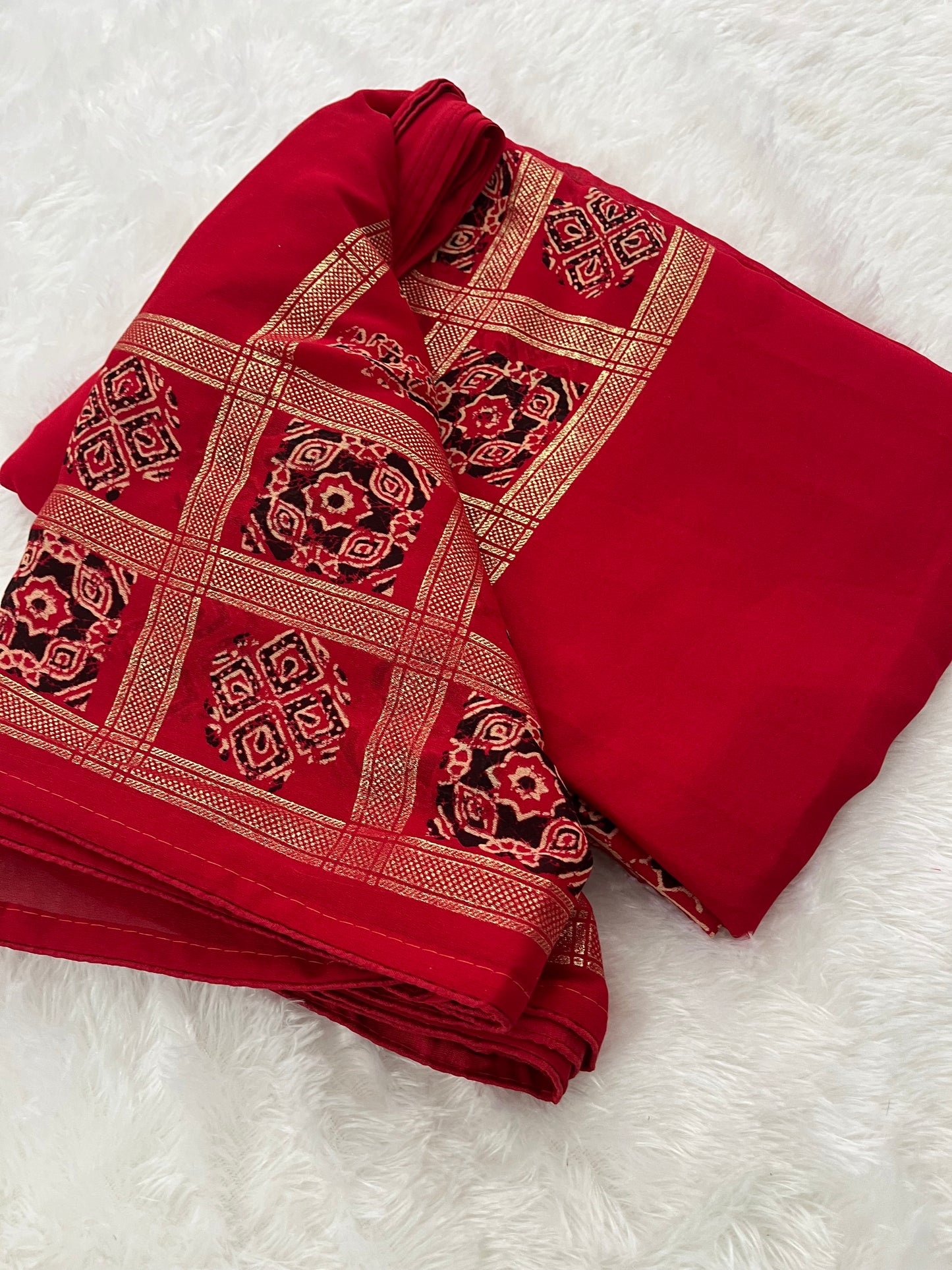 Bandhini Crape Chiffon