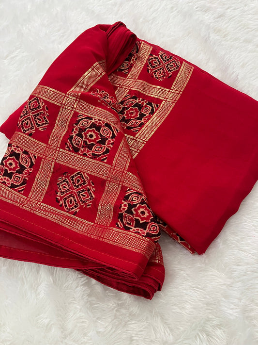 Bandhini Crape Chiffon