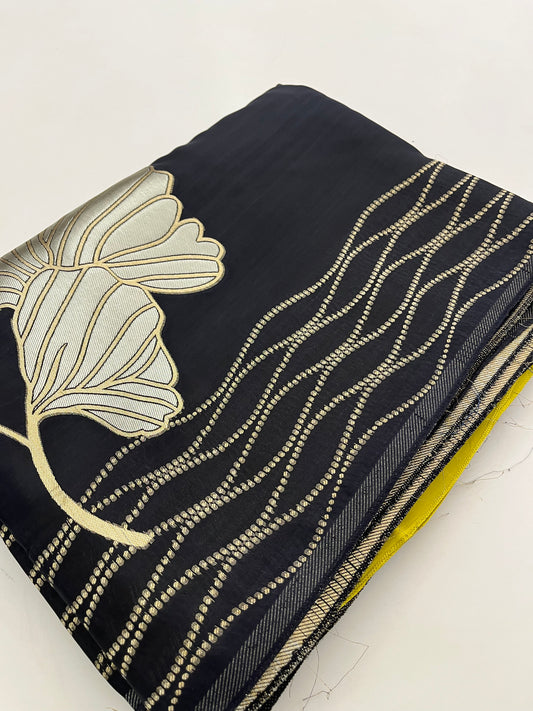 Chinnon Silk Premium Lily Green x Red-1121