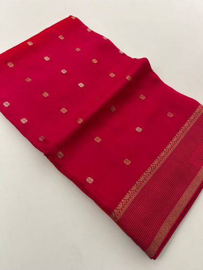 Banarasi Viscose Fancy Saree-M18