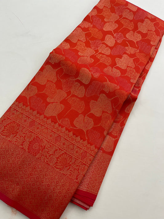 Double zari Soft Saree