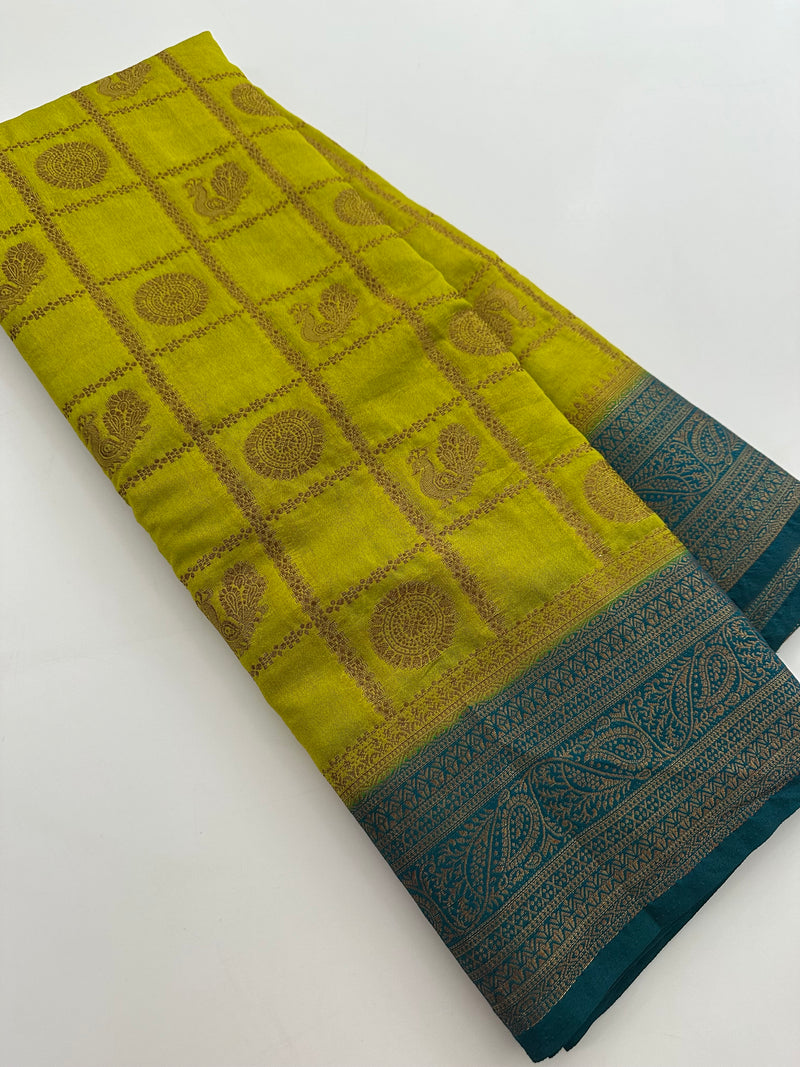 New collection in South Cotton Silk sarees for Varmahalaxmi with contrast matching blouse piece🌹-AU3 (Copy)