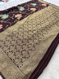 Banarasi Fancy Crape Saree -M19