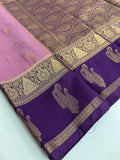 Semi Mysore Silk Saree-JU31