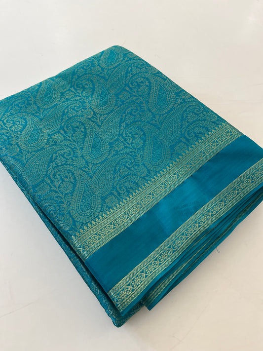 Banarasi brocade soft silk