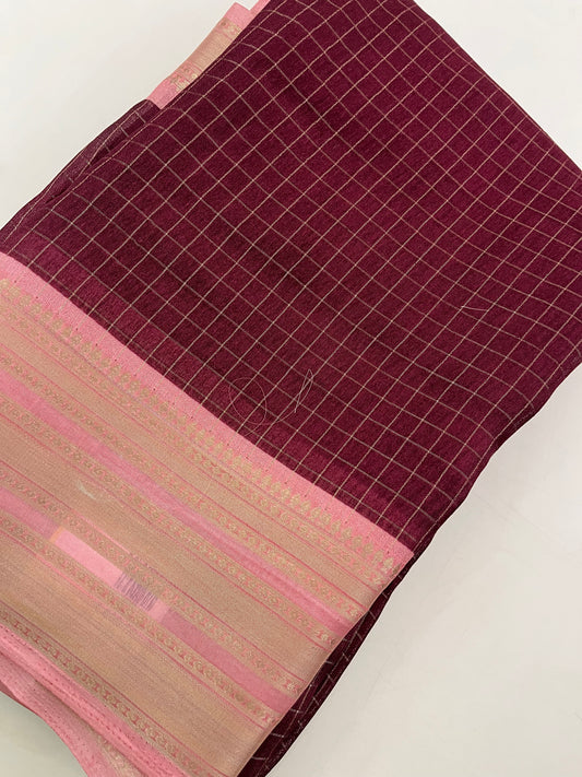 Crepe Chiffon Saree