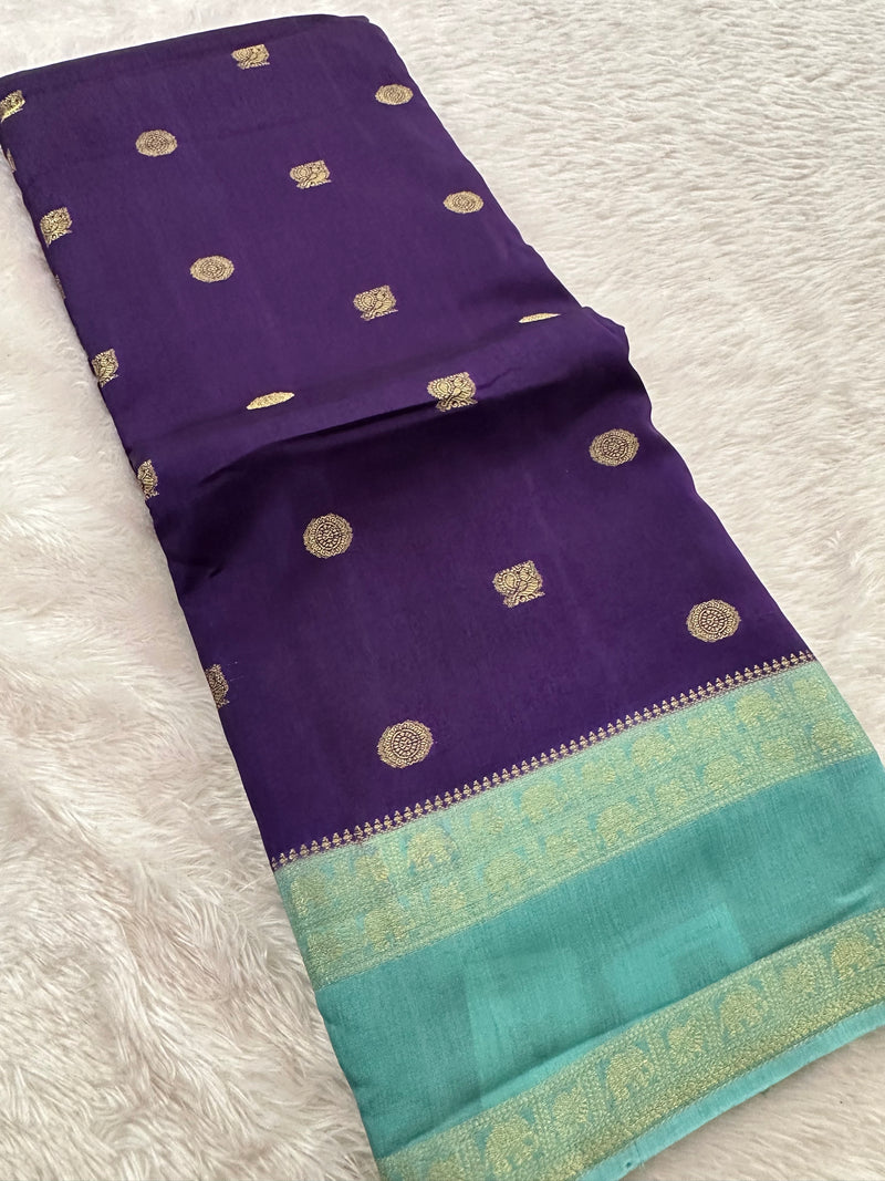 Tussar Viscose Fancy Saree-M19