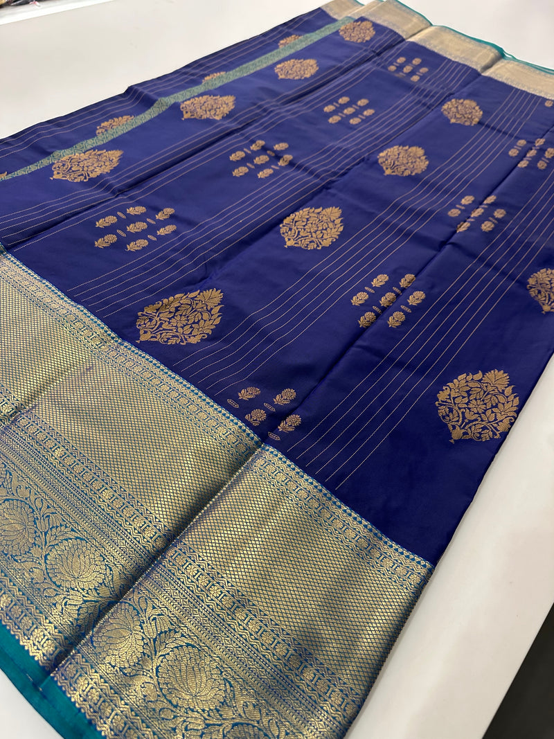 Semi Kanchi Silk Saree-J24