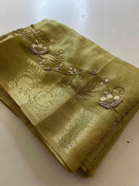 Jaipuri Soft cotton full embroidery Designer