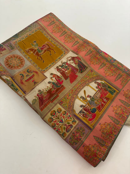 Pashmina Silk Designer Saree-J4