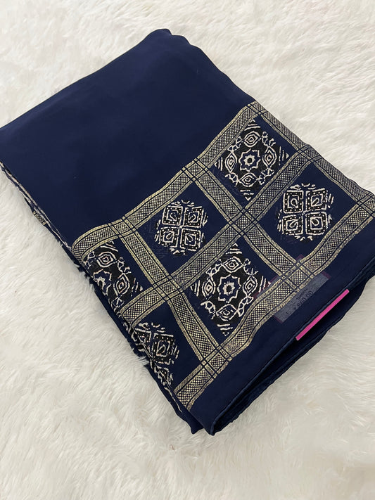 Bandhini Crape Chiffon