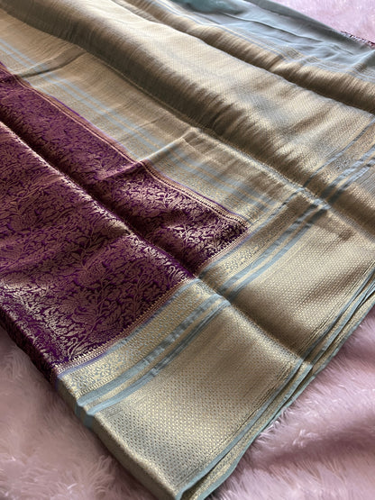 Banarasi Brocade soft silk