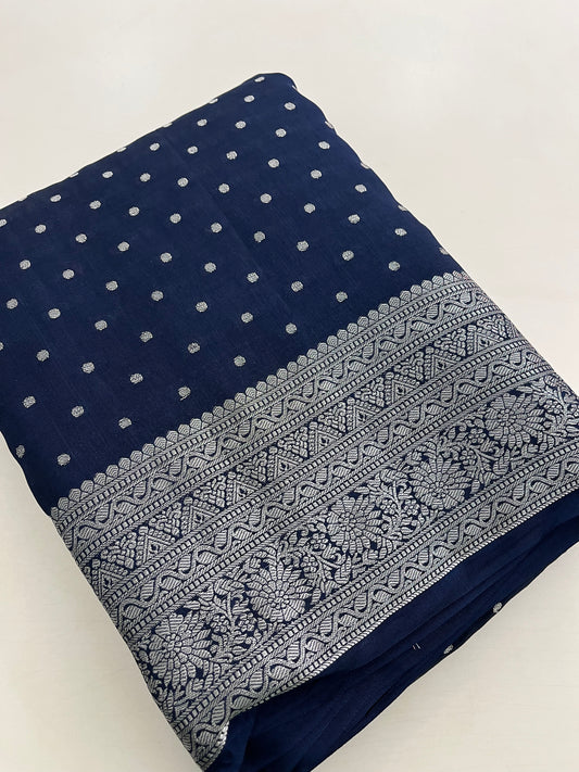 Banarasi silver butties