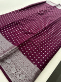 Tussar silver butties -AU3