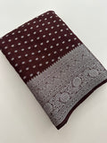 Tussar silver butties -AU3
