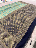 Beautiful Soft Georgette Sarees In Full Garuda Buttas-Ju21
