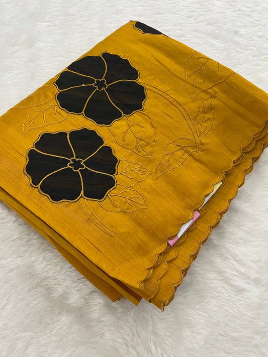 Tussar Appliqué J31