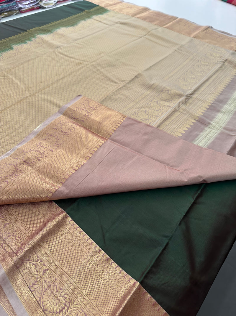 Semi Kanchi Silk Saree-J27