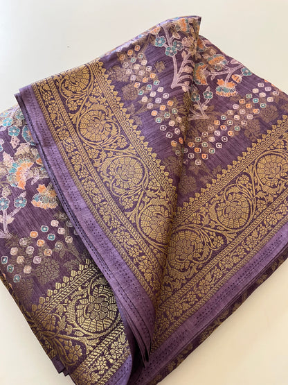 Tussar Printed Fancy