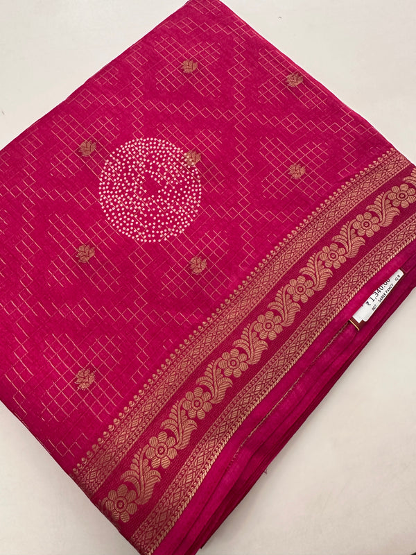 Tussar Fancy Saree -J22