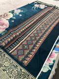 Kalamkari Printed Crape-JU14