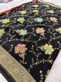 Banarasi Fancy Crape Saree -M19