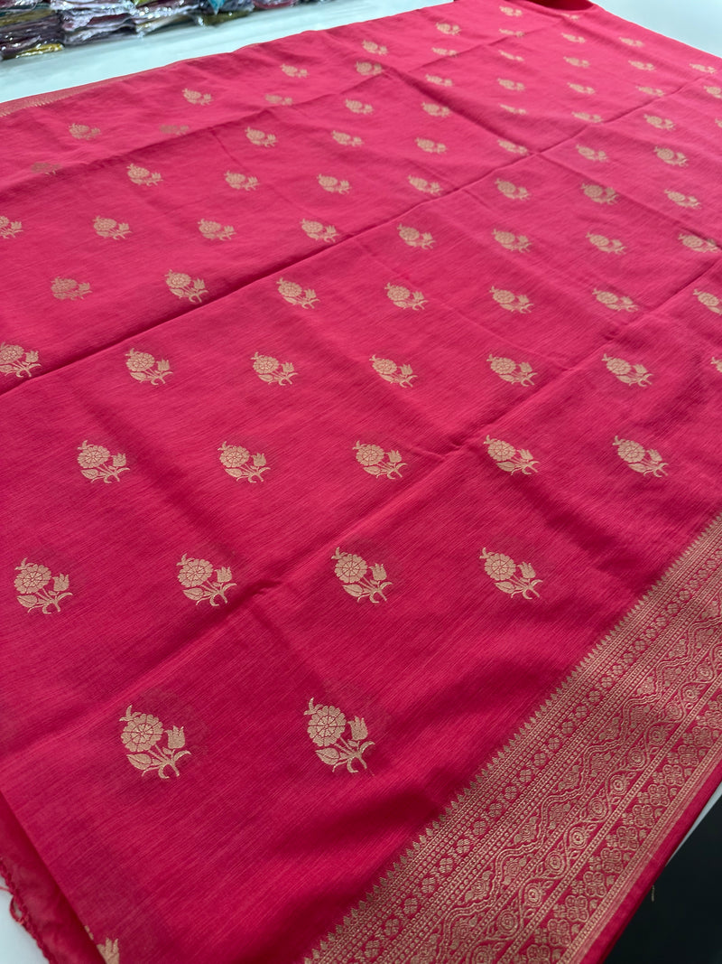 Venkatagiri Soft Cotton Saree- JU28