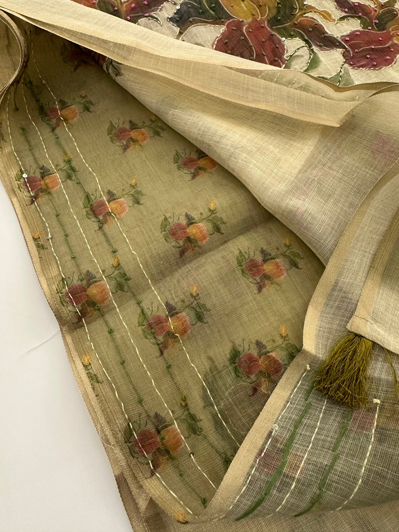 Linen knot work fancy -AU4