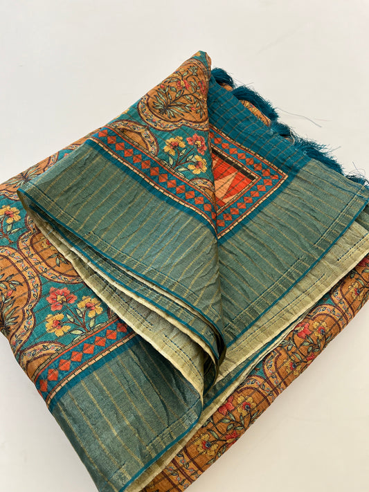 Crush Tussar Printed