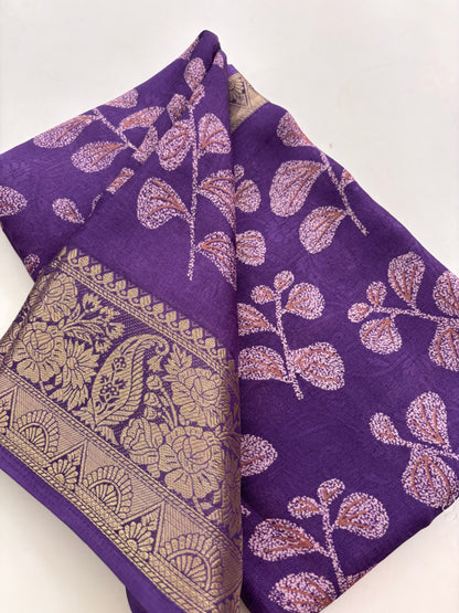 Printed chiffon