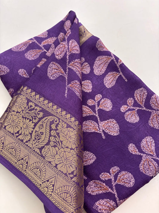 Printed chiffon