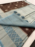 Crape Viscose Fancy Sarees-AU4
